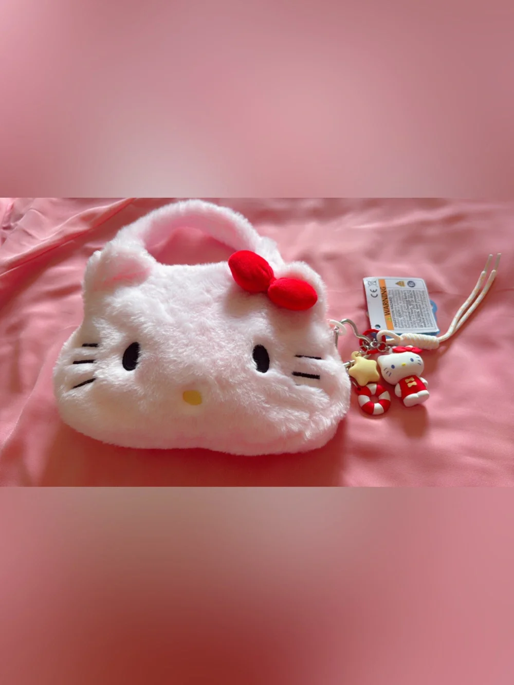 Mystery Lot + Hello Kitty Plush Bag with Sanrio/Miniso Jewelry/Accessory Lot